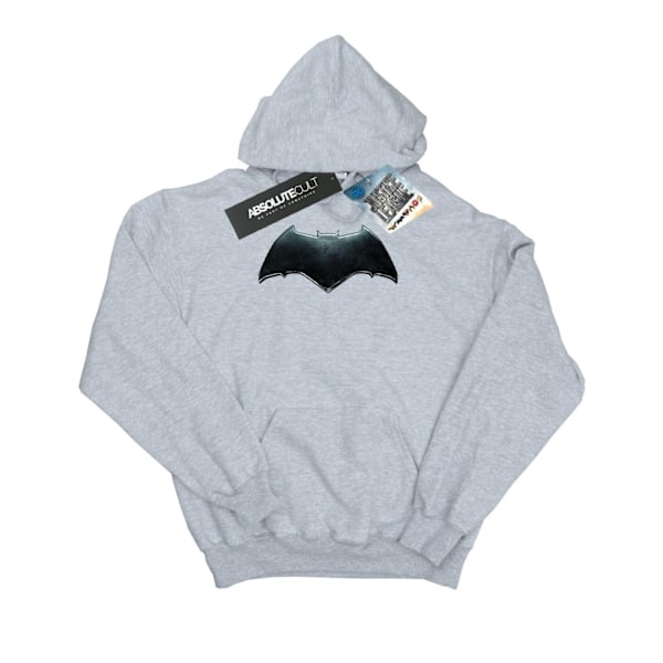 DC Comics Justice League Movie Batman Emblem Hoodie XL Spo Sports Grey XL