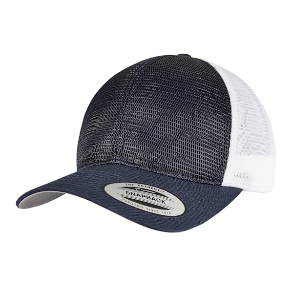 Flexfit Unisex Adult 360 Omnimesh Mesh Tvåfärgad Kepsen En Storlek Na Navy/White One Size