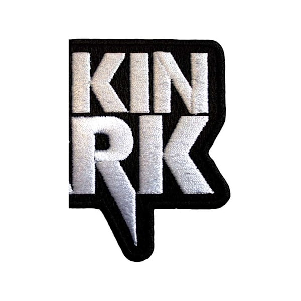 Linkin Park Vävd Logotyp Strykjärnslapp En Storlek Svart/Vit Black/White One Size