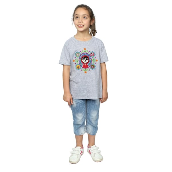 Coco Girls Remember Me Bomull T-shirt 7-8 år Sports Grey Sports Grey 7-8 Years