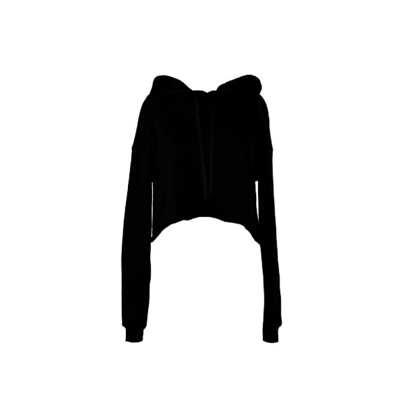 Bella + Canvas Damklippt Hoodie M Svart Black M