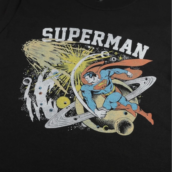 Superman Män Universe T-Shirt L Svart Black L