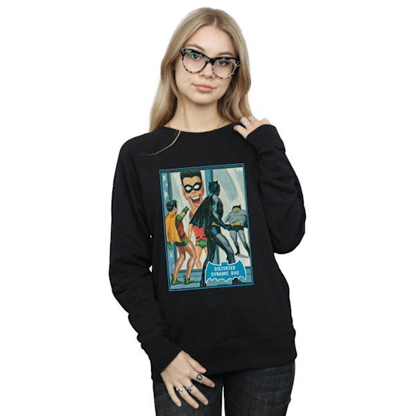 DC Comics Dam/Kvinnor Batman TV-serie Dynamisk Duo Sweatshirt Black XXL