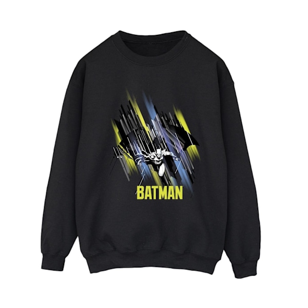 DC Comics Dam/Kvinnor Batman Flygande Batman Sweatshirt XXL Svart Black XXL