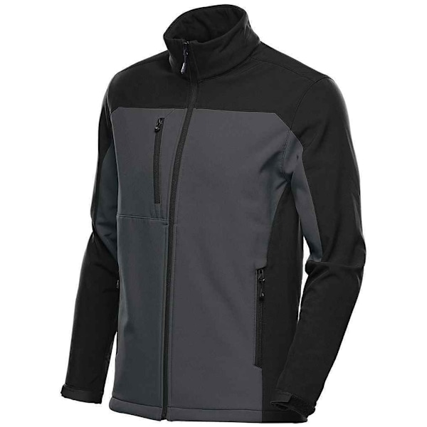 Stormtech Cascades Soft Shell-jacka för män XL Dolphin/Svart Dolphin/Black XL