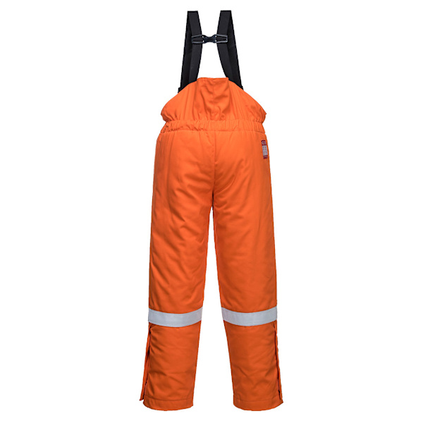 Portwest Herr Flamskyddad Antistatisk Vinteroverall M O Orange M
