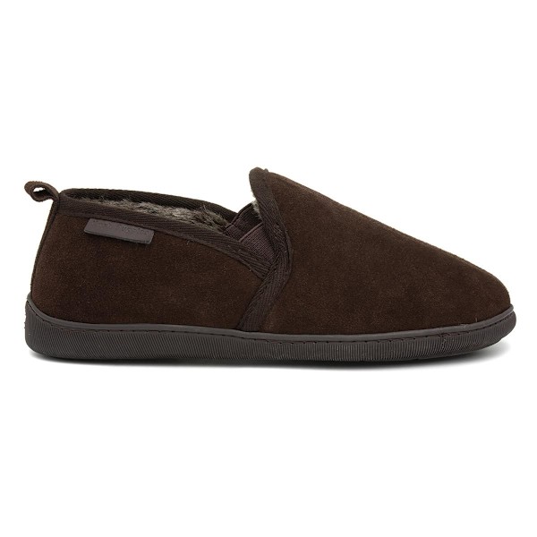 Hush Puppies herr Arnold lädertofflor 9 UK brun Brown 9 UK