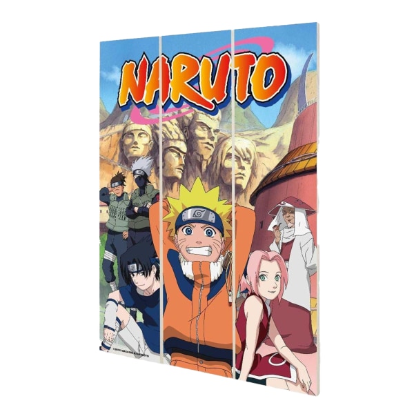 Naruto The Hidden Leaf Village Print 29,5 cm x 20 cm Multico Multicoloured 29.5cm x 20cm
