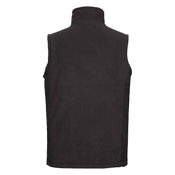 Russell Herr Fleeceväst för män, utomhus, M, svart Black M