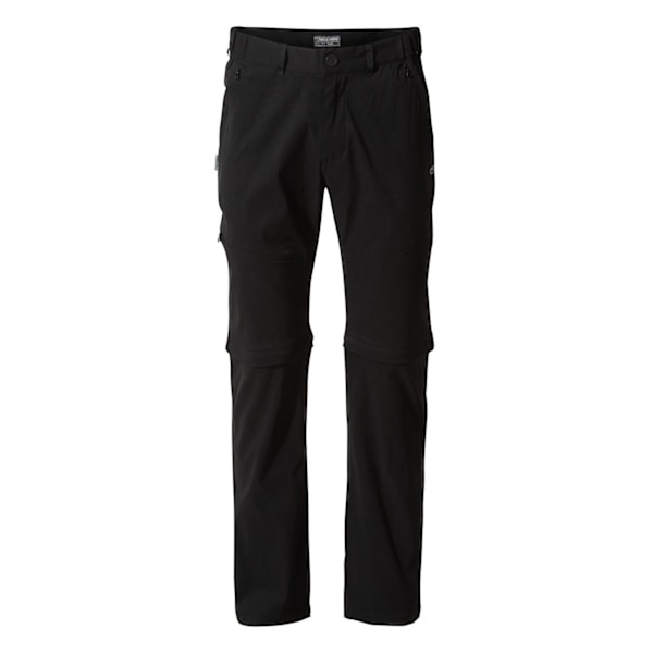 Craghoppers Mens Kiwi Pro II Konvertibla Byxor 42R Svart Black 42R