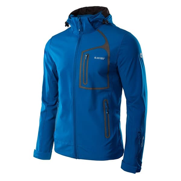 Hi-Tec Herr Nils Soft Shell Jacka M Classic Blue/Anthracite Classic Blue/Anthracite M