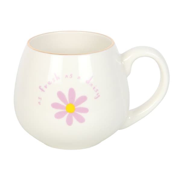 Something Different Fresh As A Daisy Rund Mugg En Storlek Vit White One Size
