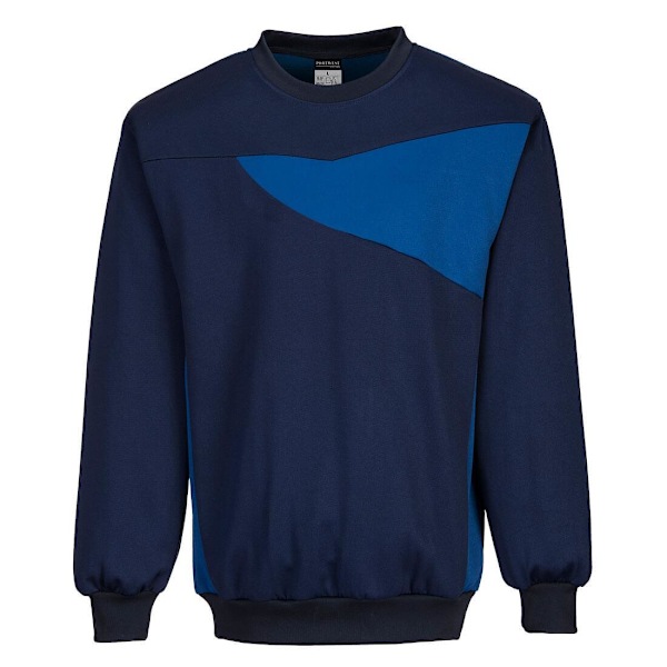 Portwest Herr PW2 Sweatshirt M Marinblå/Kungsblå Navy/Royal Blue M