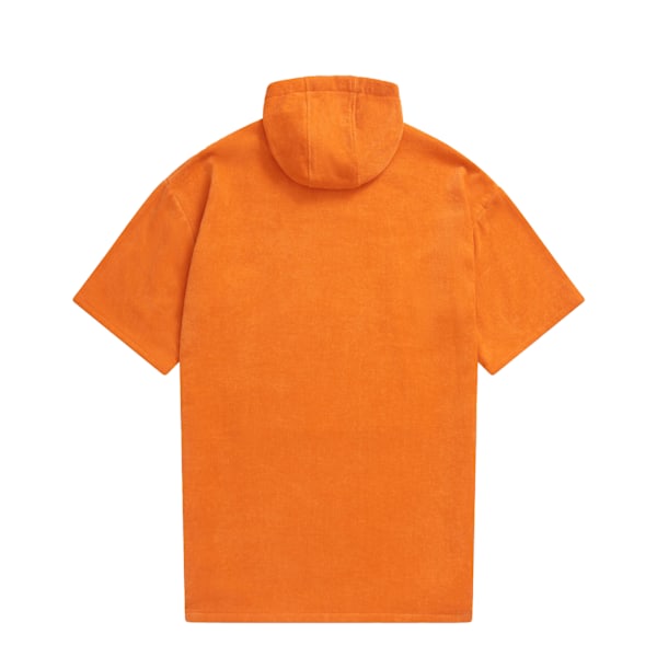 Animal Barn/Barn Kids Gill Handduksorganisk Poncho M-L Orange Orange M-L