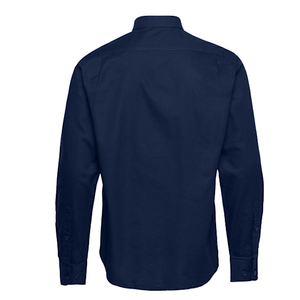 Tee Jays Herr Perfekt Långärmad Oxford Skjorta 4XL Marinblå Navy 4XL