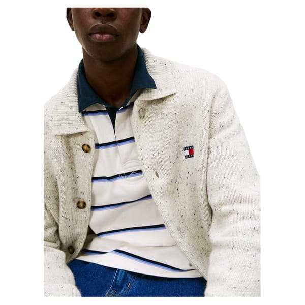 Tommy Jeans Herrkofta S Svartmelerad Black Marl S