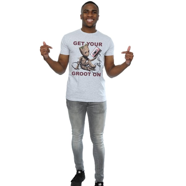 Marvel Herr Guardians Of The Galaxy Get Your Groot On T-Shirt M Heather Grey M