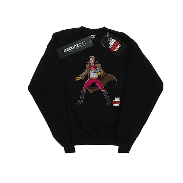 The Big Bang Theory Girls Leonard Superhero Sweatshirt 5-6 år Black 5-6 Years