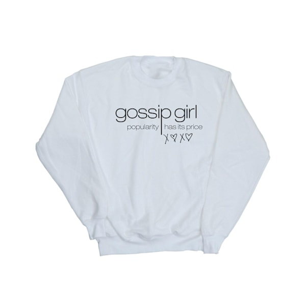 Gossip Girl Dam/Kvinnor Popularitet Har Sitt Pris Sweatshirt White XL