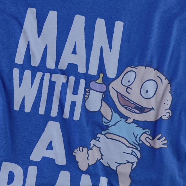 Rugrats Unisex Vuxen Man With A Plan Sweatshirt M Kungsblå Royal Blue M