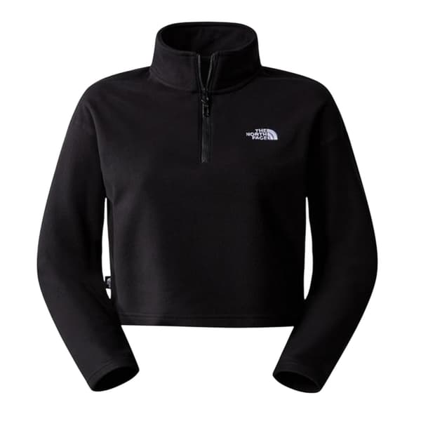 The North Face Dam 100 Glacier Cropped Fleecetopp 12 Black 12 UK