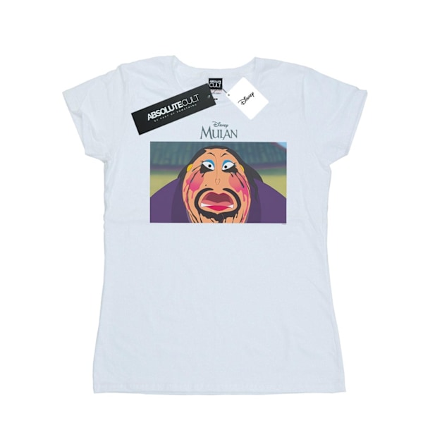 Disney Dam/Kvinnor Mulan The Matchmaker Bomull T-shirt L Vit White L
