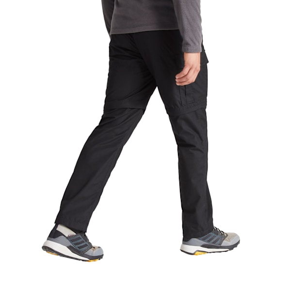 Craghoppers Expert Kiwi Konvertibla Skräddarsydda Byxor för Herr 34R Black 34R
