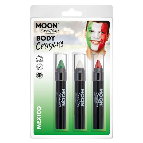 Moon Creations Logo Kroppskritor One Size Grön/Vit/Röd Green/White/Red One Size