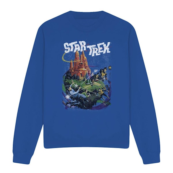 Star Trek Unisex Vuxen Battle Vulcan Sweatshirt L Kungsblå Royal Blue L