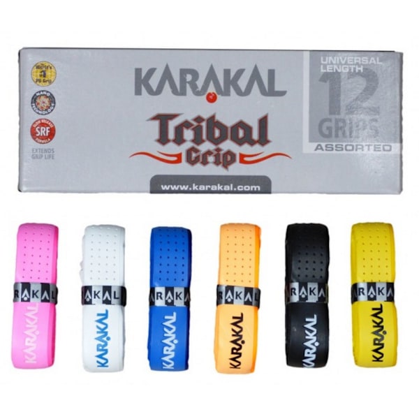 Karakal Tribal Racket Overgrip (12-pack) En Storlek Flerfärgad Multicoloured One Size