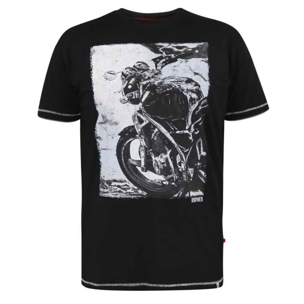 D555 Män Pinewood Kingsize Bike T-Shirt 7XL Svart Black 7XL
