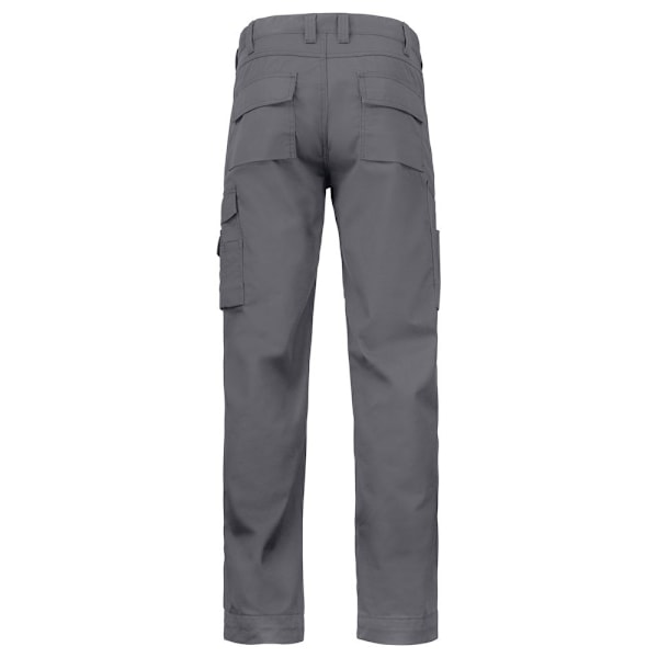 Projob Herr Enfärgade Cargobyxor 48R Grå Grey 48R