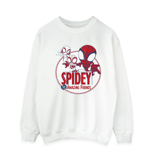 Marvel Herr Spidey And His Amazing Friends Circle Sweatshirt L White L