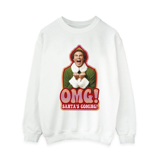 Elf Womens/Ladies Santa´s Coming Sweatshirt XXL Vit White XXL