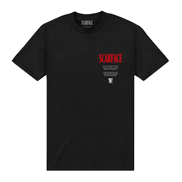 Scarface Unisex Svartvit Foto T-shirt M Svart Black M