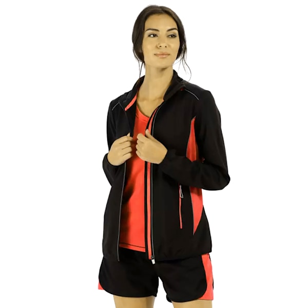 Regatta Professional Activewear Dam/Dam Sochi Softshell J Black/Classic Red 10