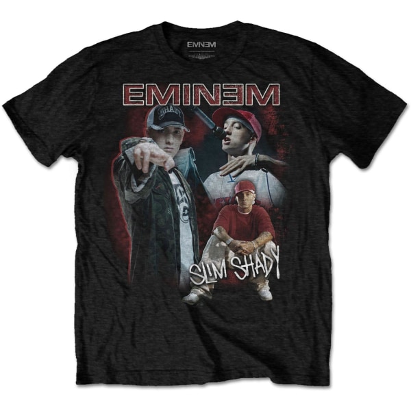 Eminem Unisex Adult Shady Homage T-shirt L Svart Black L