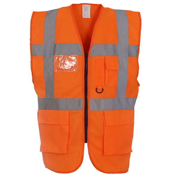 Yoko Unisex Adult Executive Hi-Vis Väst 5XL Orange Orange 5XL