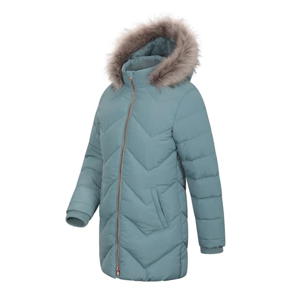 Mountain Warehouse Galaxy Vadderad Vattenavvisande för Barn Teal 9-10 Years