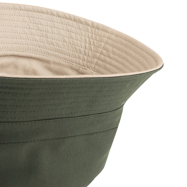Beechfield Unisex Klassisk Vändbar Hinkhatt LXL Olivgrön Olive Green/ Stone LXL