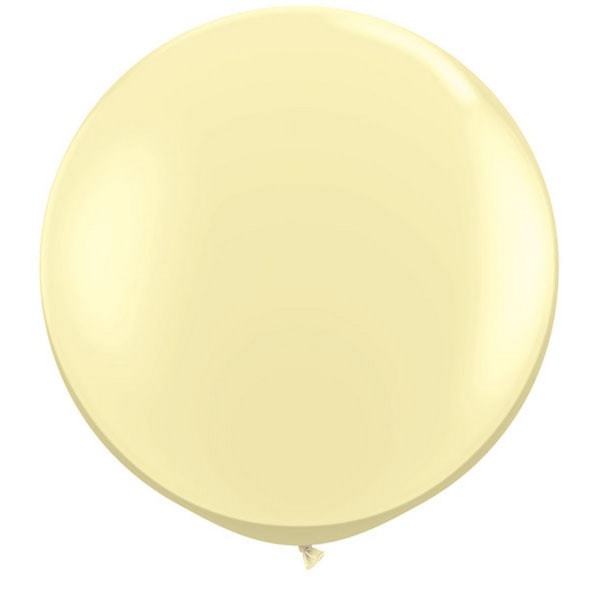 Qualatex 5-tums rena latex-partyballonger (paket med 100 stycken) (48 Co. Ivory Silk One Size