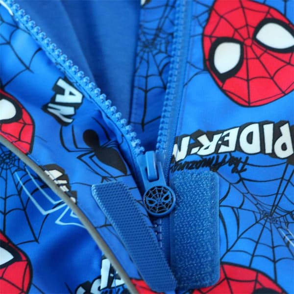Spider-Man Barn Overall med Helkroppstryck 3-4 År Blå Blue 3-4 Years