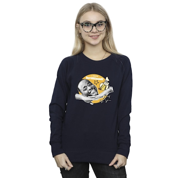 Netflix Dam/Kvinnor Sex Education Eric Brilliant Sweatshirt S Navy Blue S