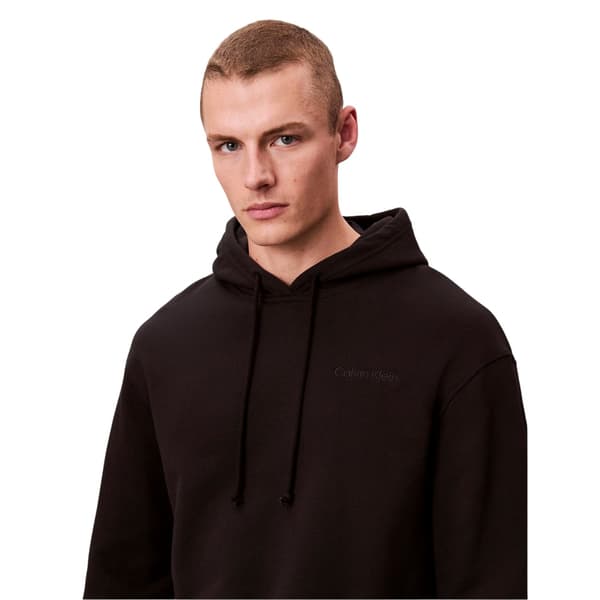 Calvin Klein Herr Logotyp Regular Sweatshirt M Svart Black M