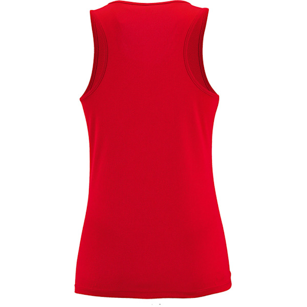 SOLS Dam/Kvinnigt Sportigt Prestanda Sleeveless Tank Top L Röd Red L