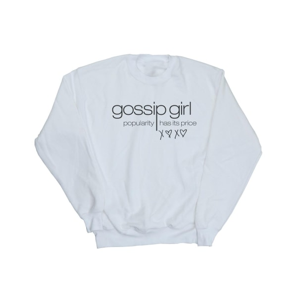 Gossip Girl Herr Popularity Has It´s Price Sweatshirt XL Vit White XL