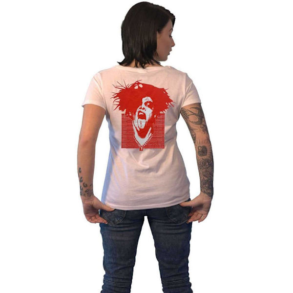 Yungblud Dam/Kvinnor Deadhappy Ryggtryck Bomull T-shirt XXL White XXL
