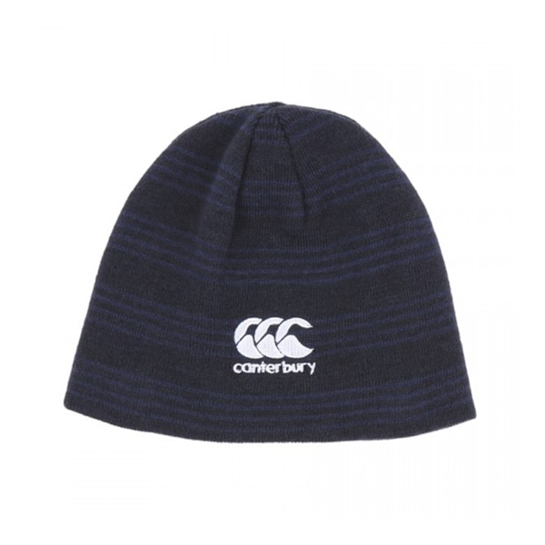 Canterbury Striped Beanie One Size Navy Navy One Size