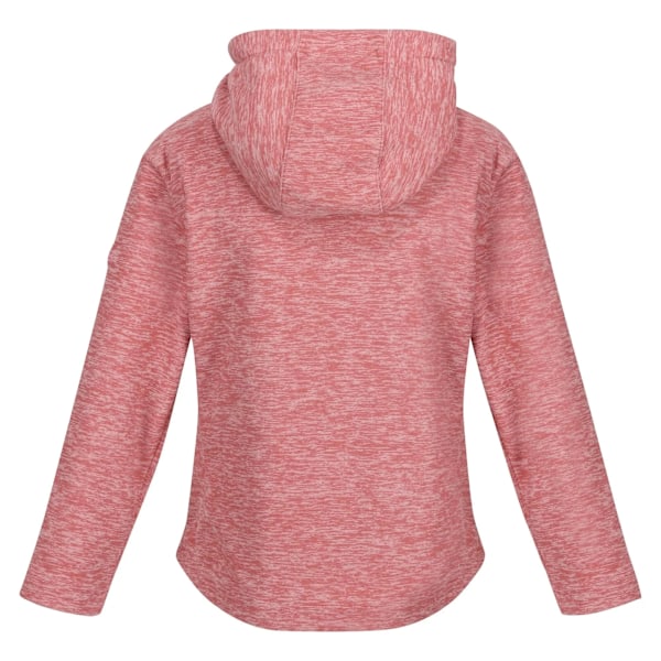 Regatta Barn/Barn Kacie Hooded Fleece 13 År Peony Rosa Peony Pink Marl 13 Years