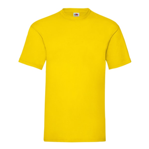 Fruit of the Loom Herr Valueweight T-shirt 3XL Gul Yellow 3XL